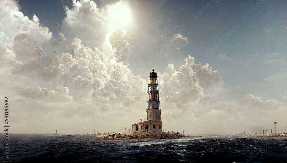  Lighthouse of Alexandria artistic rendition