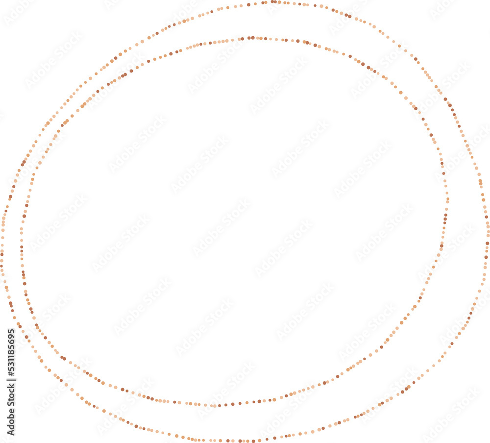 Organic circular shape Organic circular shape