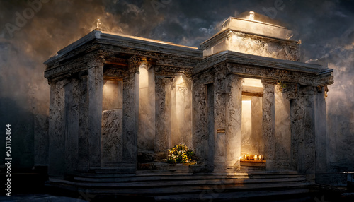 Mausoleum at Halicarnassus artistic rendition