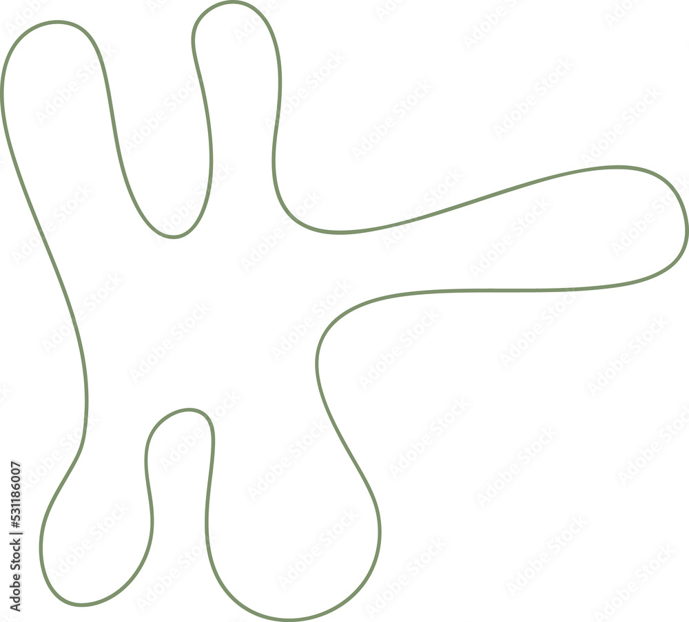 abstract organic outline shape abstract organic outline shape