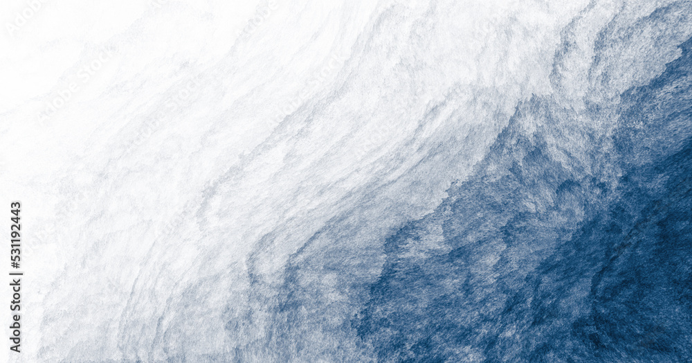 Abstract blue and white paint background with brush stroke and grunge texture vintage style in concept winter, ocean, sky. Abstract blue and white paint background with brush stroke and grunge texture vintage style in concept winter, ocean, sky.