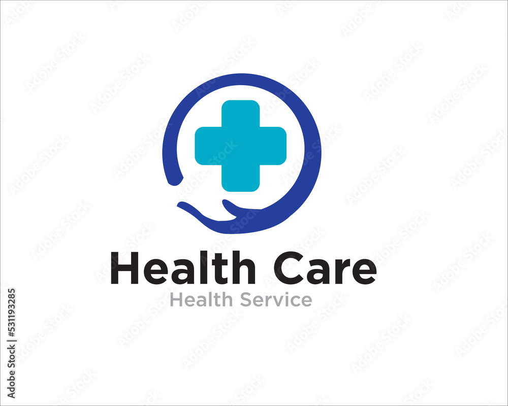 hand health care logo designs for medical service and icon of clinic hand health care logo designs for medical service and icon of clinic
