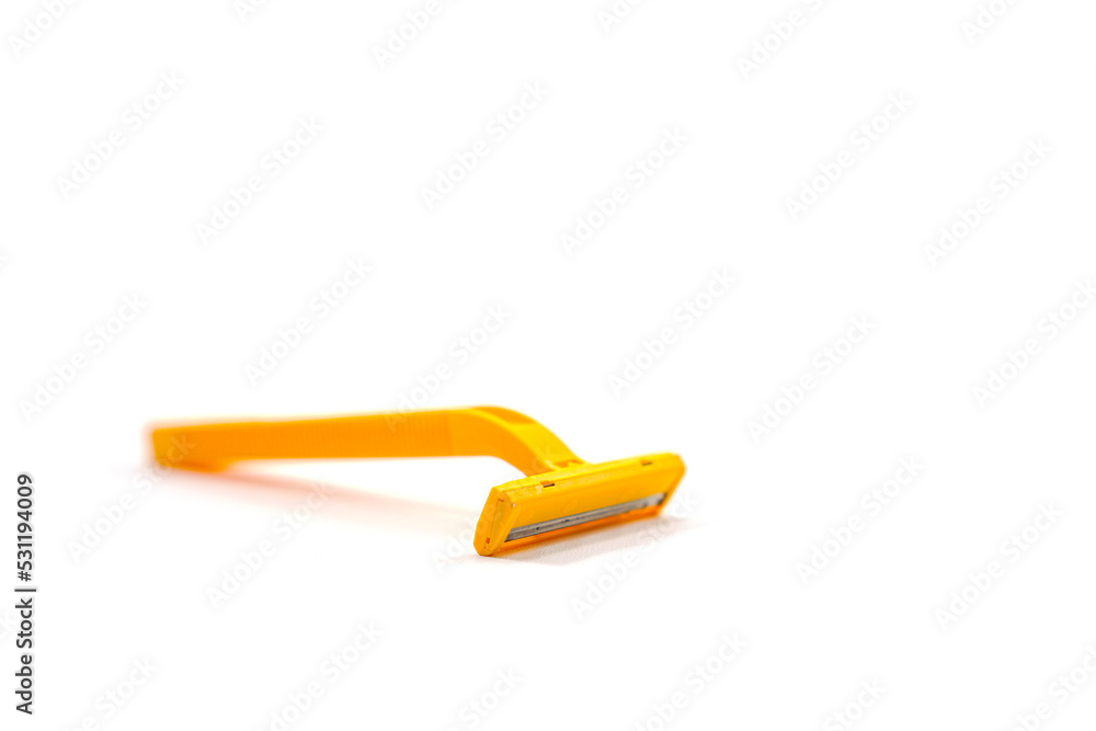 yellow manual shaver for beard and mustache yellow manual shaver for beard and mustache