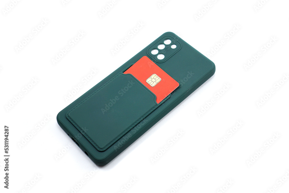 dark green phone case for smartphones with credit card storage dark green phone case for smartphones with credit card storage