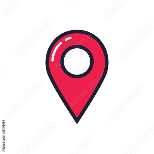 Map pin location symbol icon design Free Download Map pin location symbol icon design - GFXLoad