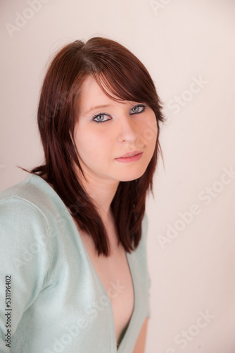 portrait of a teenage girl
