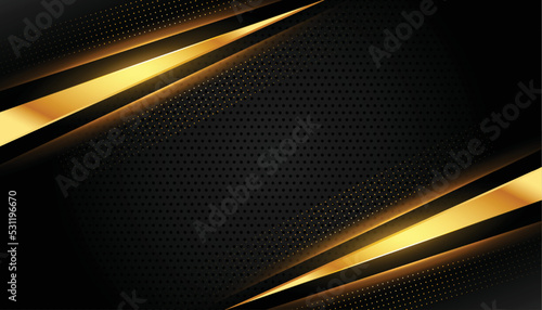 black and golden shiny premium luxury background