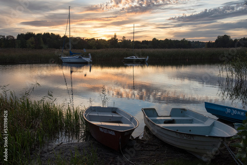 Fototapeta Naklejka Na Ścianę i Meble -  Lake Narie- Poland
