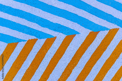 Wallpaper Mural abstract discret brush colorful painting on the city street wall , background of color paint for grsign , abstraction texture Torontodigital.ca