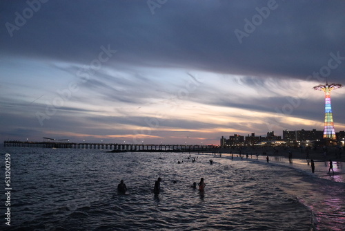 Fototapeta Naklejka Na Ścianę i Meble -  sunset at the beach