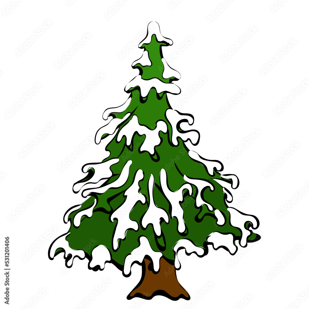 Tannenbaum mit Schnee Tannenbaum mit Schnee