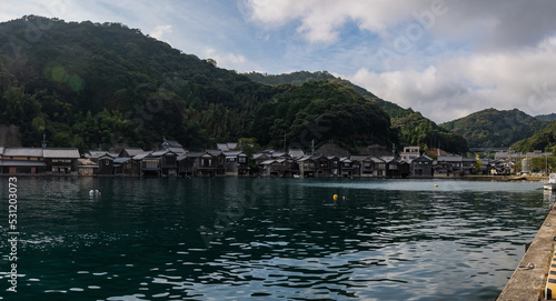 舟屋の里の風景