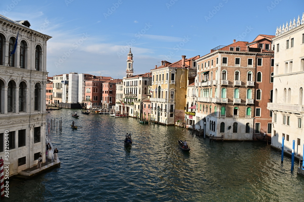Grand canal in the Venezia, Italy