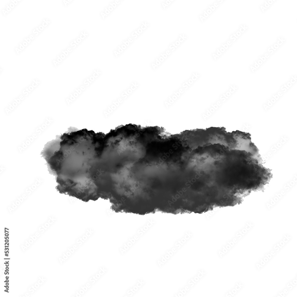 Black smoke cloud isolated over transparent background png illustration Black smoke cloud isolated over transparent background png illustration