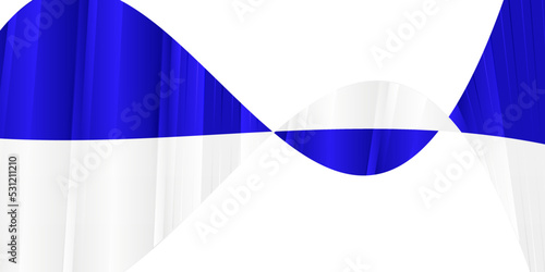 Abstract white and blue background