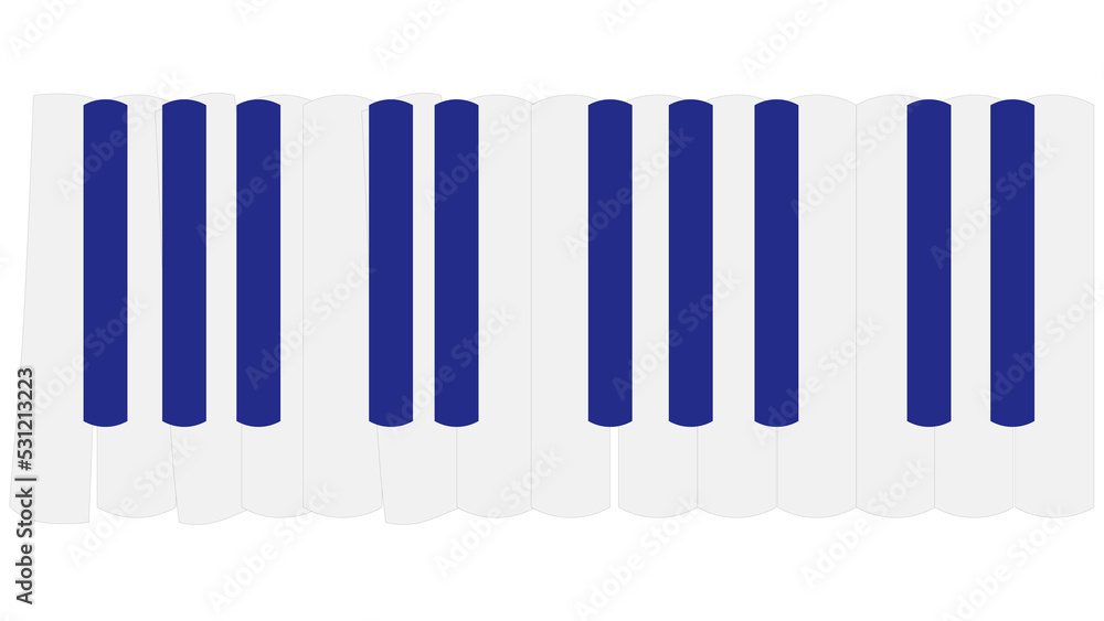 piano on white and blue to create your music style, design vector illustration graphic piano keys icon piano on white and blue to create your music style, design vector illustration graphic piano keys icon