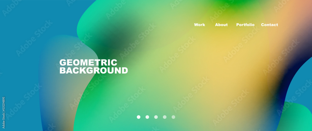 Flowing gradient colors and round elements and circles. Vector illustration for wallpaper, banner, background, leaflet, catalog, cover, flyer Flowing gradient colors and round elements and circles. Vector illustration for wallpaper, banner, background, leaflet, catalog, cover, flyer