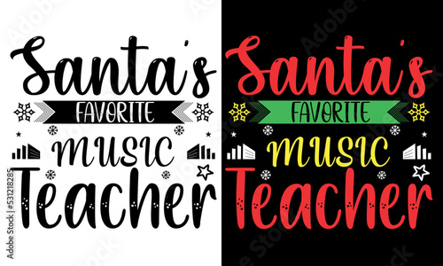 Christmas typography t shirt design