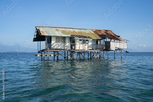 water house in ocean    Bali Indonesia bungalow  introvert home 