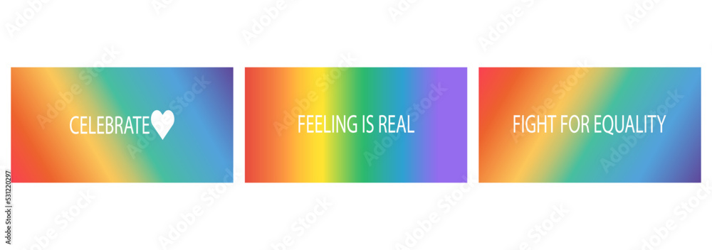 gradient banner for pride