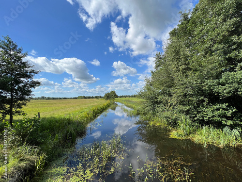 Canal and farmland around Lippenhuizen