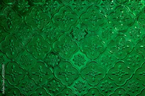 Thai green pattern.