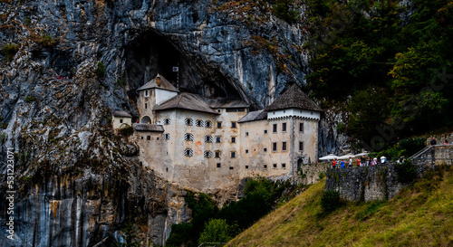 Wallpaper Mural Predjama Castle or Castel Lueghi built within a cave near Postojna. Torontodigital.ca