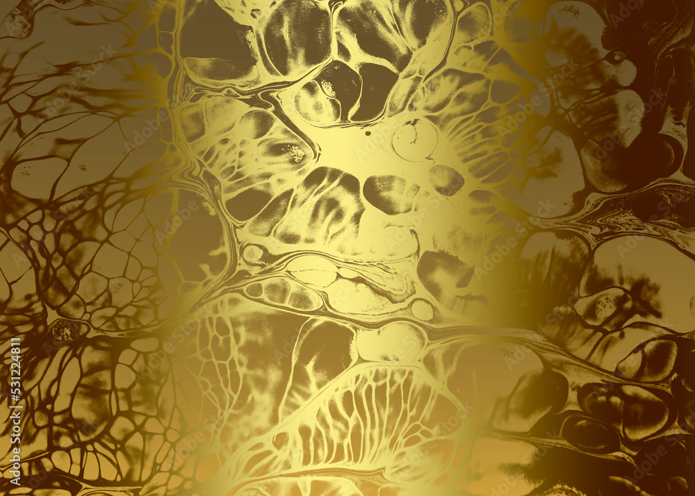 Golden Abstract decorative paper texture background for artwork - Illustration