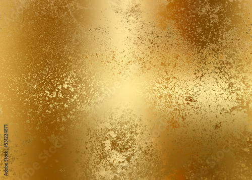 Obraz na płótnie Golden Abstract decorative paper texture background for artwork - Illustration w salonie