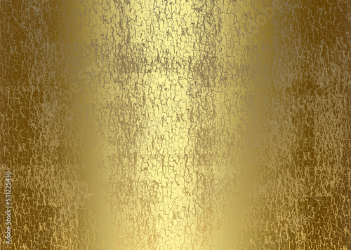 Obraz na płótnie Golden Abstract decorative paper texture background for artwork - Illustration w salonie