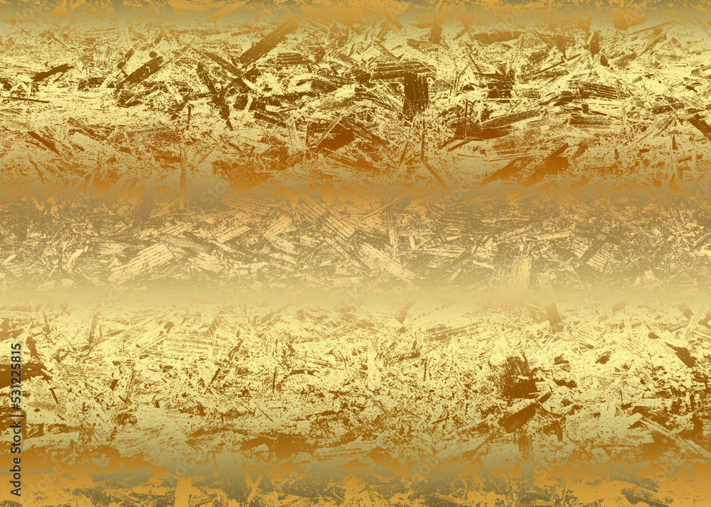 Golden Abstract decorative paper texture background for artwork - Illustration