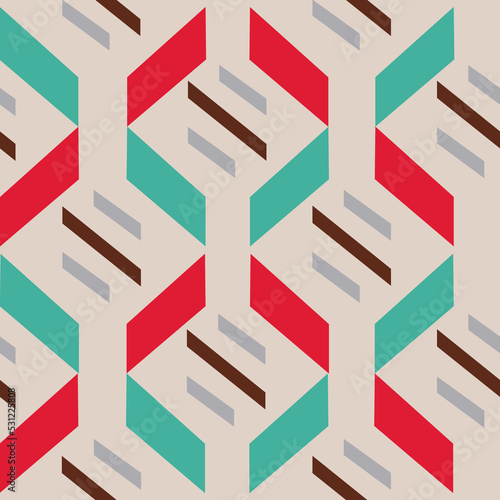 Christmas pattern. Vector Background for print. Holiday silhouette elements. Simple minimalist style, scandinavian design for interior, postcard, wrapping paper