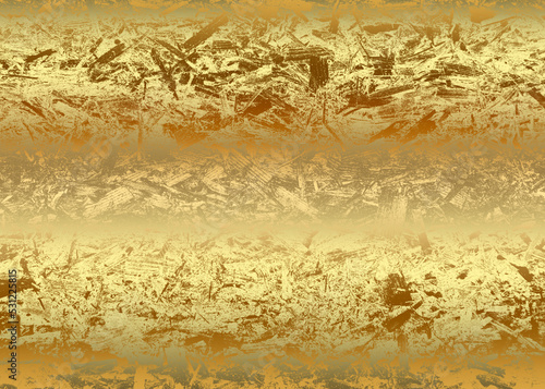 Obraz na płótnie Golden Abstract decorative paper texture background for artwork - Illustration w salonie