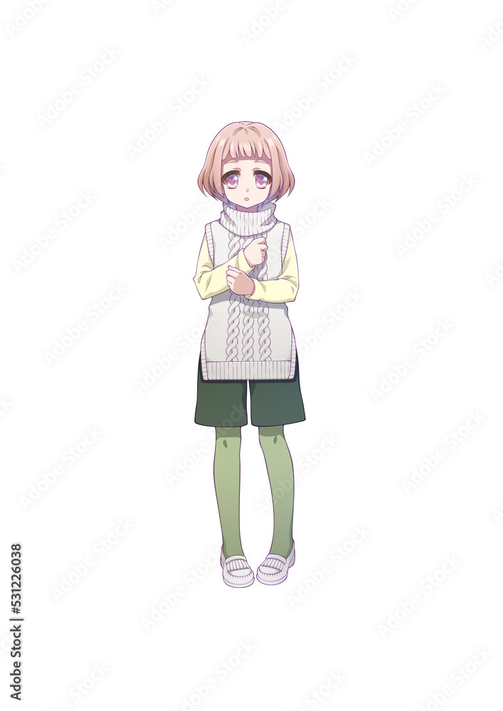 anime style character full body illustration anime style character full body illustration