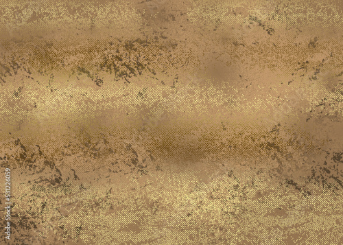 Obraz na płótnie Golden Abstract decorative paper texture background for artwork - Illustration w salonie