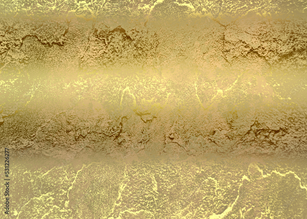 Golden Abstract decorative paper texture background for artwork - Illustration