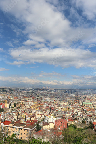 urban landscape of Naples city centre, Italy 