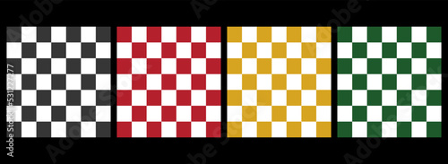 vector banner four styles for juneteenth; 