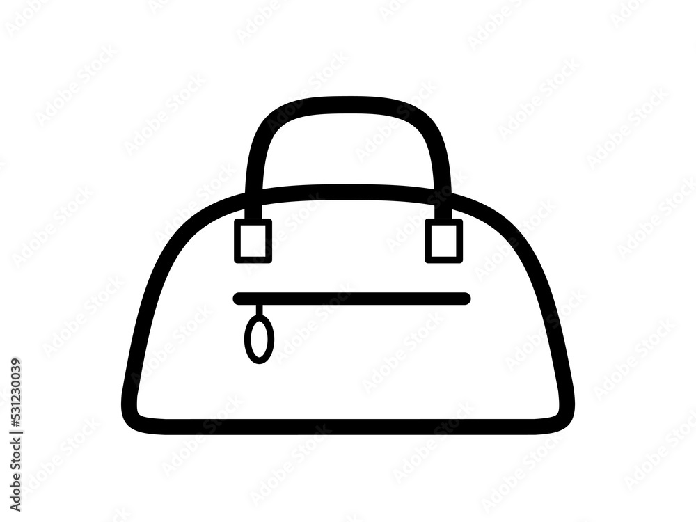 female bag icon with trendy design female bag icon with trendy design