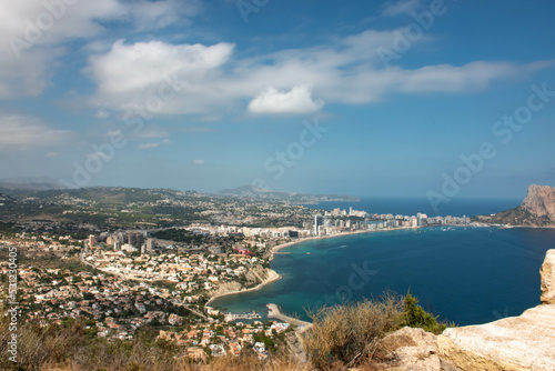 views from a certain height of Calpe on a fantastic summer day © Wolfium