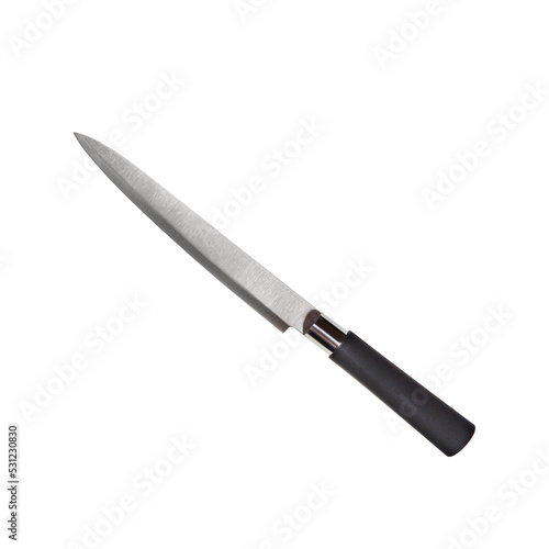 Kitchen knife isolated on transparent background 