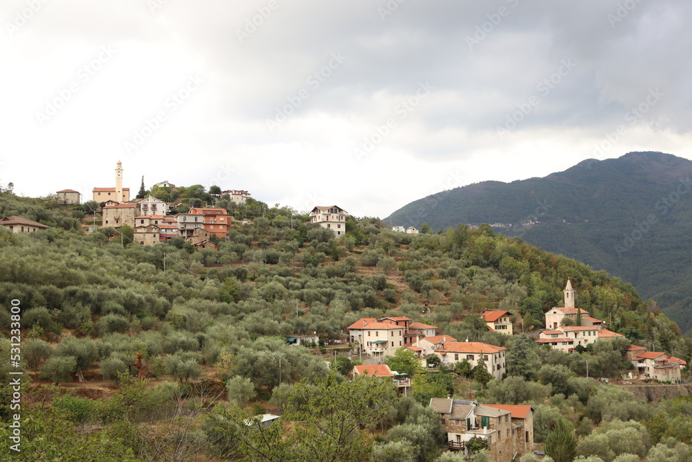 Siglioli, a small village on a mountain