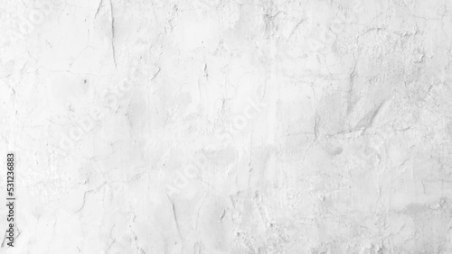 White wall texture or background. White rough plastered Wall