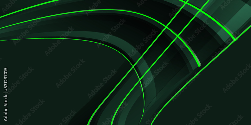 Obraz premium Abstract dark green background