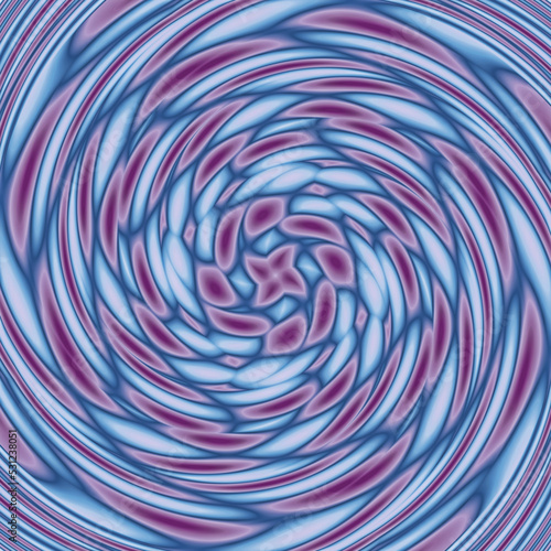 3d effect - abstract swirl fractal pattern 