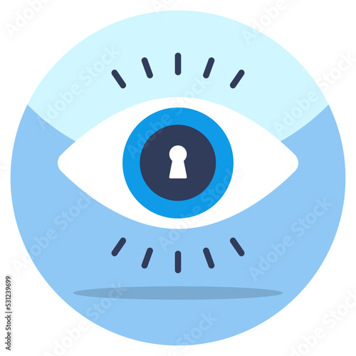 Modern design icon of security monitoring 