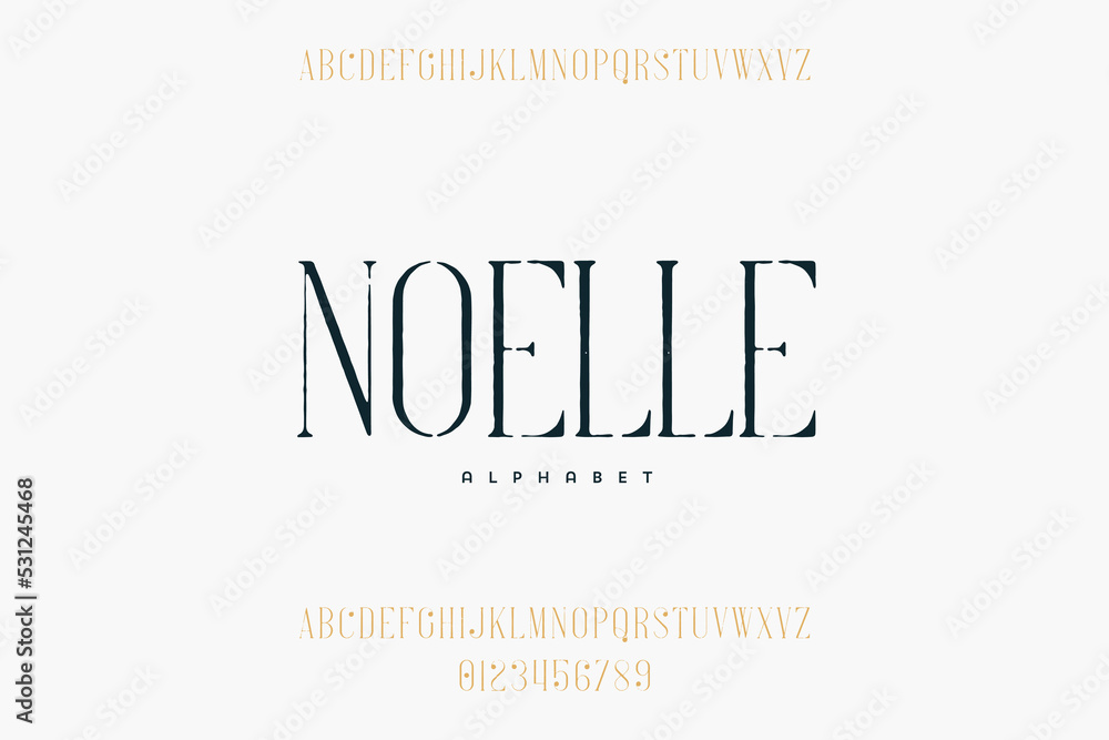 Abstract Fashion font alphabet. Minimal modern urban fonts for logo, brand etc. Typography typeface uppercase lowercase and number. vector illustration Abstract Fashion font alphabet. Minimal modern urban fonts for logo, brand etc. Typography typeface uppercase lowercase and number. vector illustration
