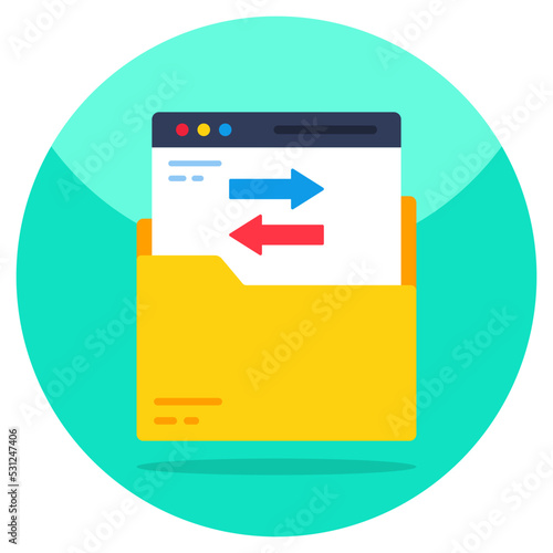 Unique design icon of golf transfer 