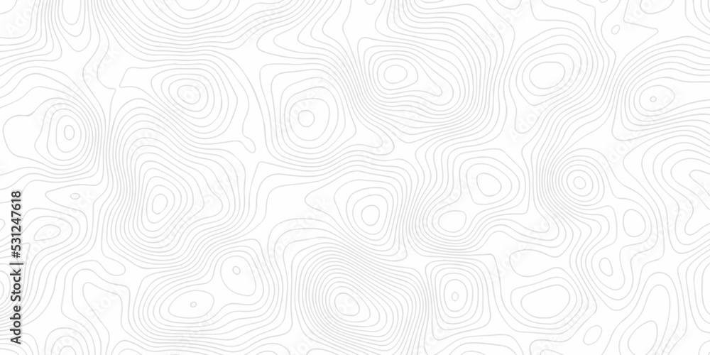 Obraz premium White paper texture abstract pattern with lines topographic map background. Line topography map contour background, geographic grid. Abstract vector illustration. 