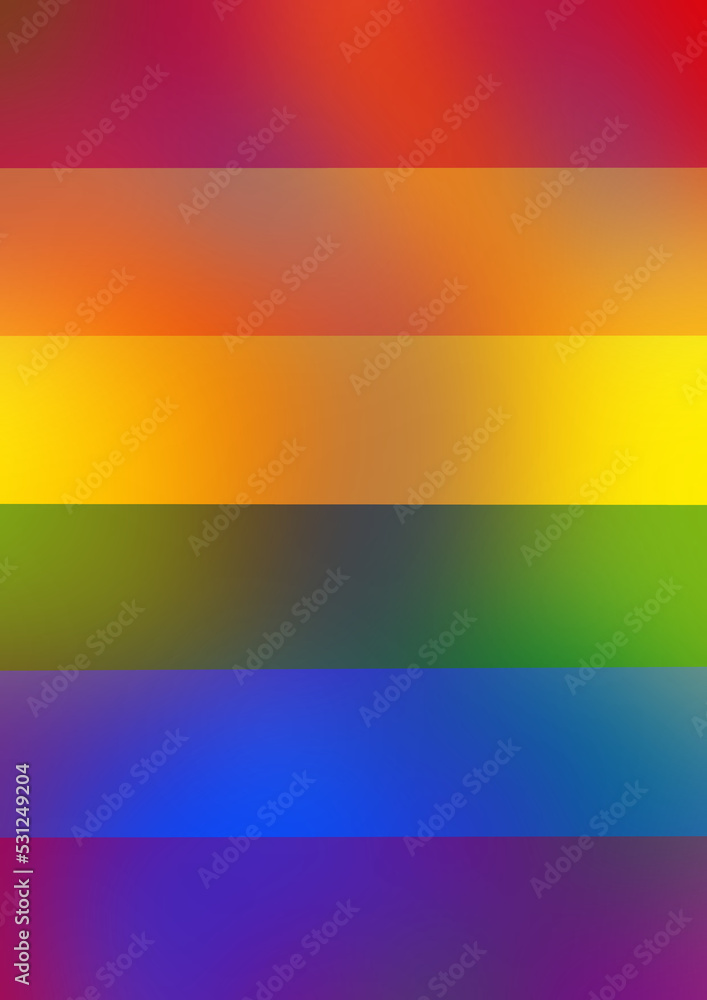 Pride flag gay rainbow colorful, transparent vertical background